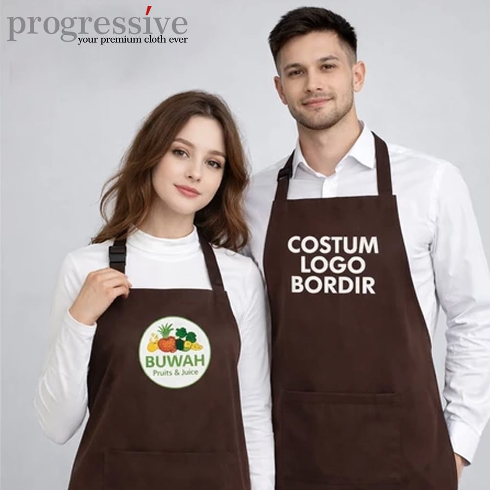 Apron / Celemek Custom Bordir